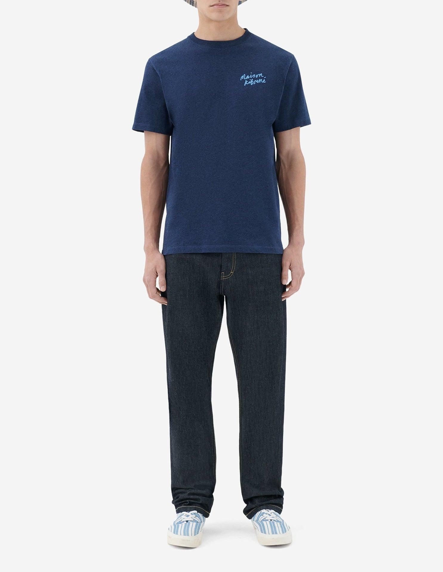 T-shirt avec impression - Navy Melange