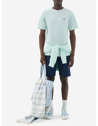 Short-sleeved T-shirt with patch - Mist Green