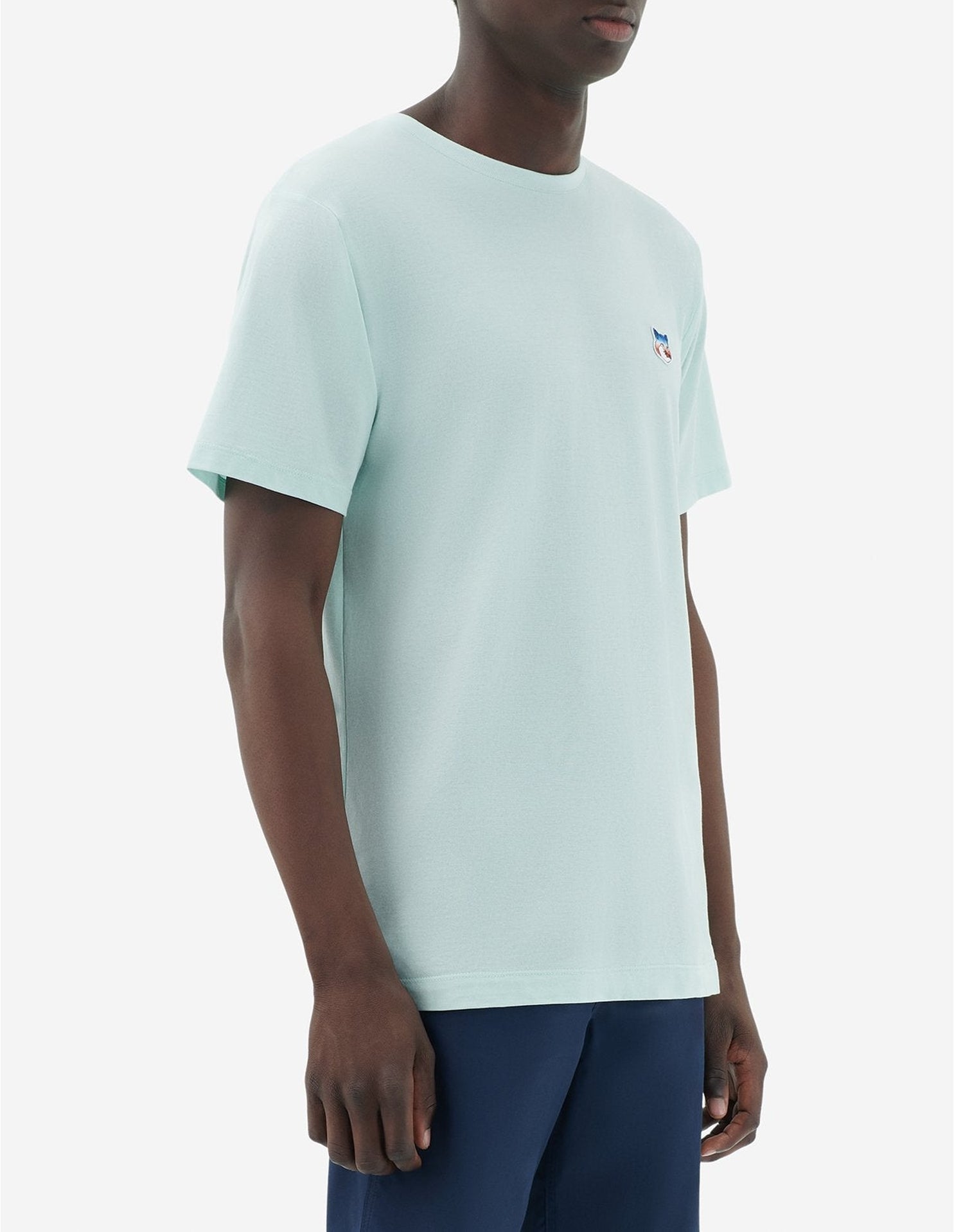 Short-sleeved T-shirt with patch - Mist Green