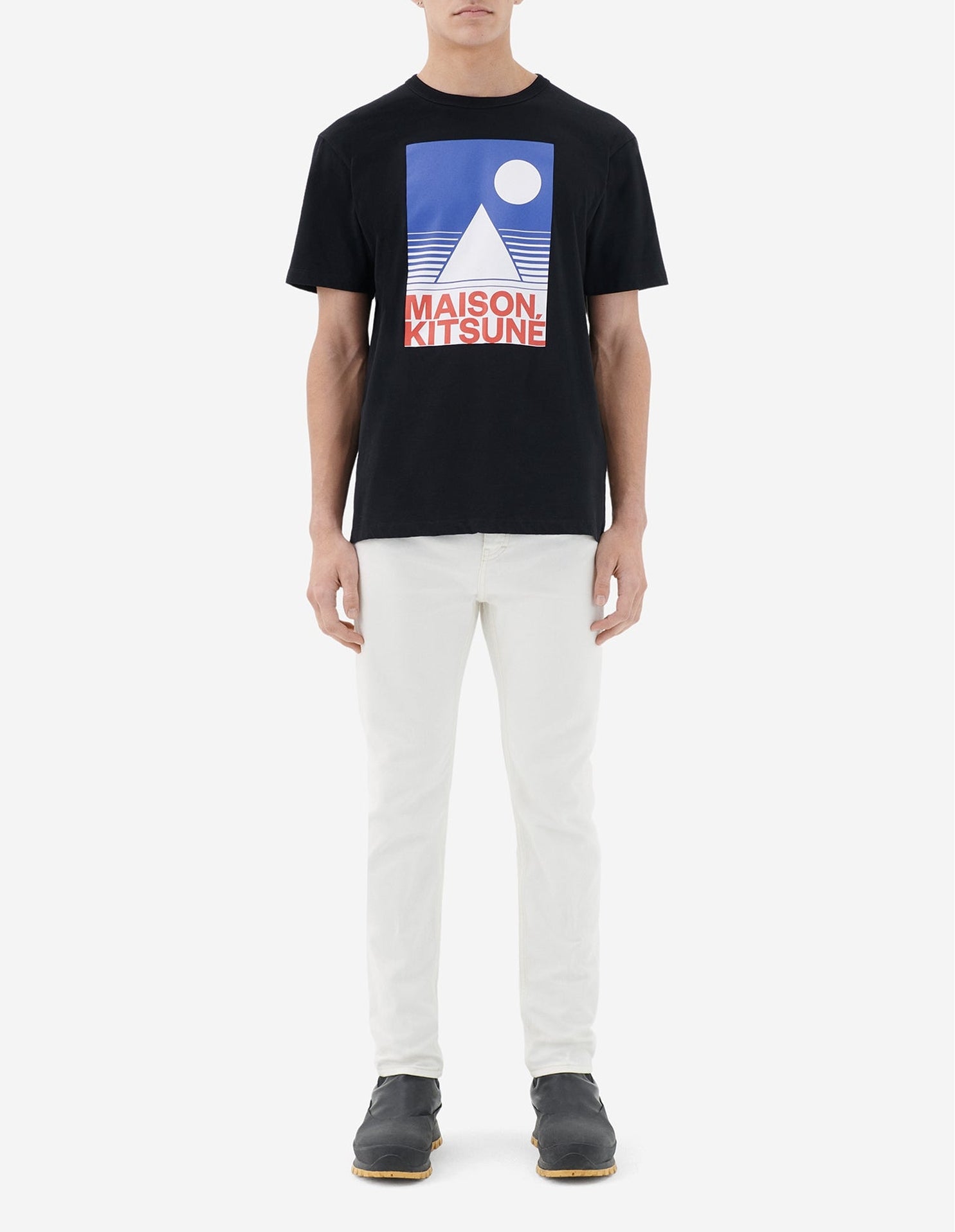 T-shirt Maison Kitsuné x Anthony Burill - Black