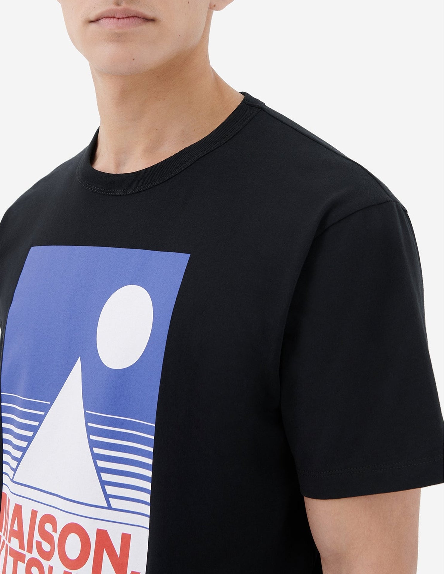 T-shirt Maison Kitsuné x Anthony Burill - Black