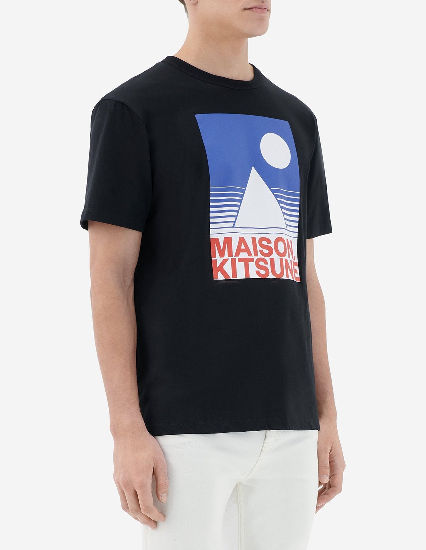 T-shirt Maison Kitsuné x Anthony Burill - Black