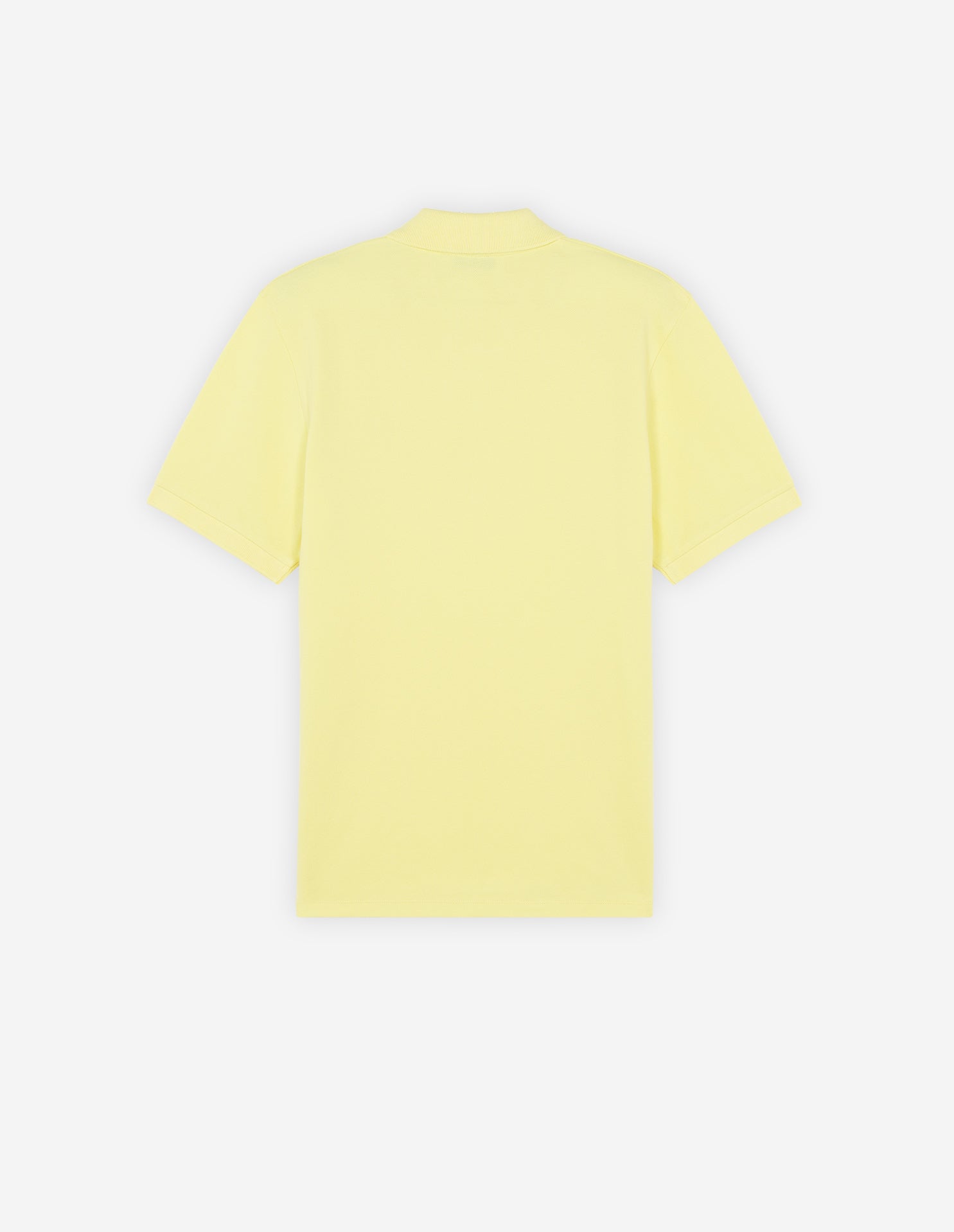 Polo à manches courtesavec écusson - Light Yellow