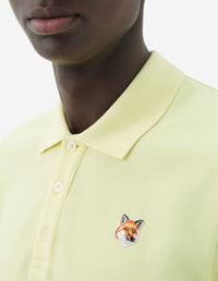 Polo à manches courtesavec écusson - Light Yellow