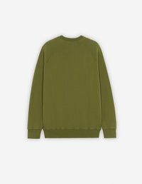 Sweatshirt à col rond avec écusson - Dark Khaki