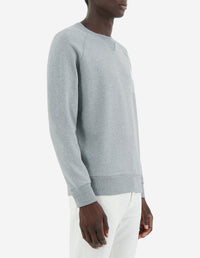 Sweatshirt Camp ajusté avec impression - Grey Melange