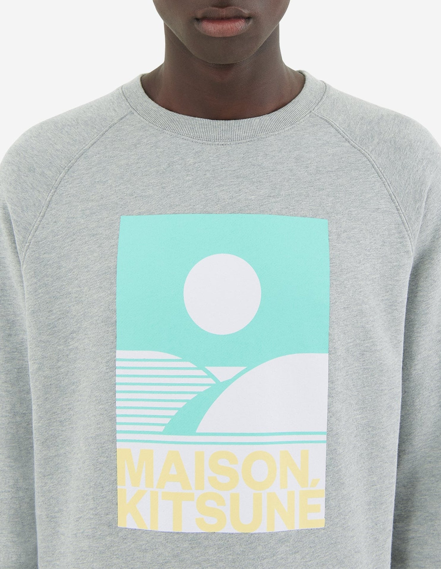 Sweatshirt Maison Kitsuné x Anthony Burill - Grey Melange