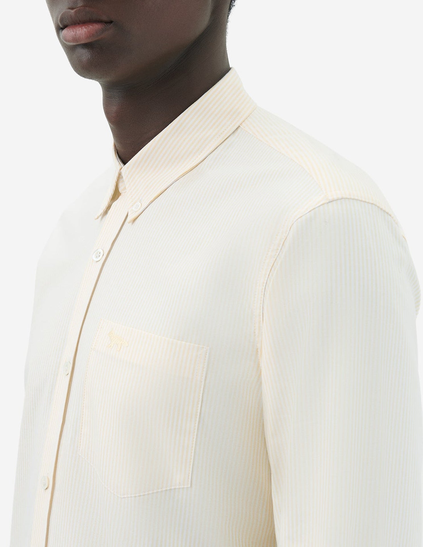 Striped pocket shirt - Sun Yellow Stripes