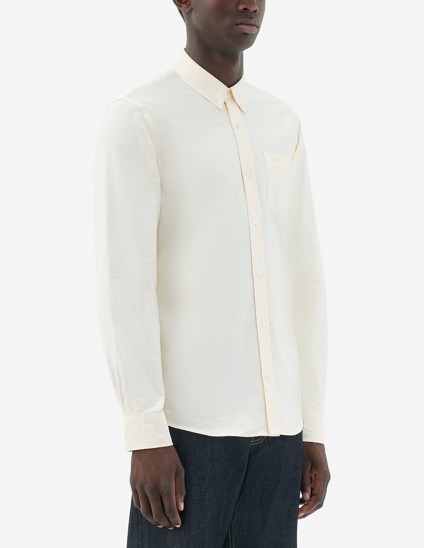 Striped pocket shirt - Sun Yellow Stripes
