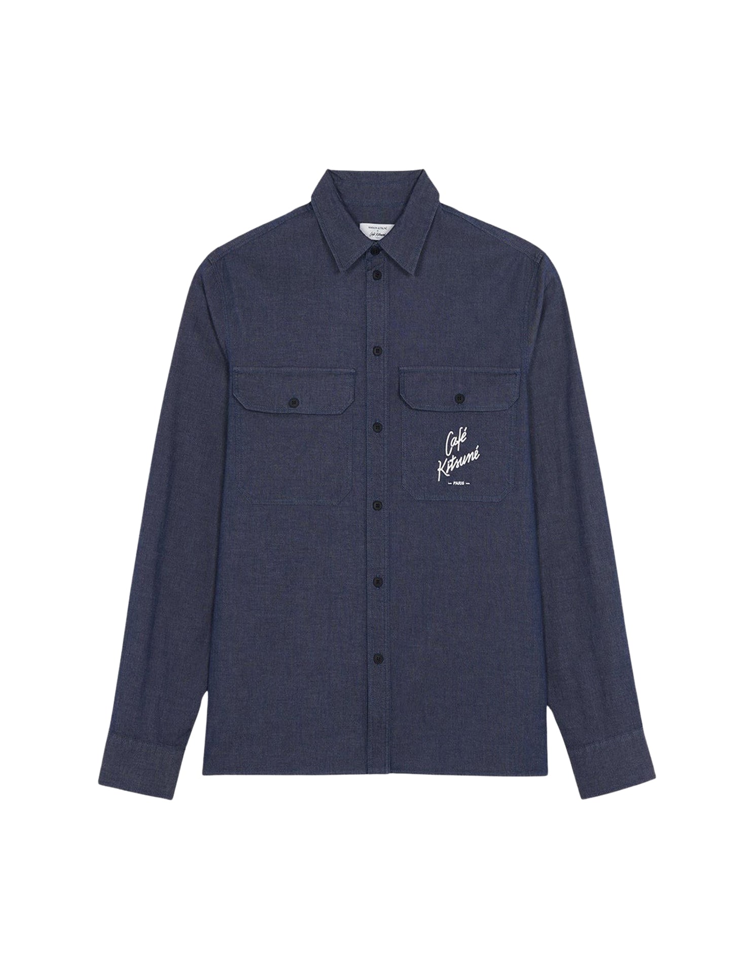 Chemise droite Café Kitsuné - Navy