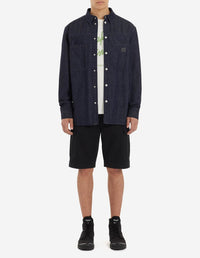 Fox Café Denim Shirt - Indigo
