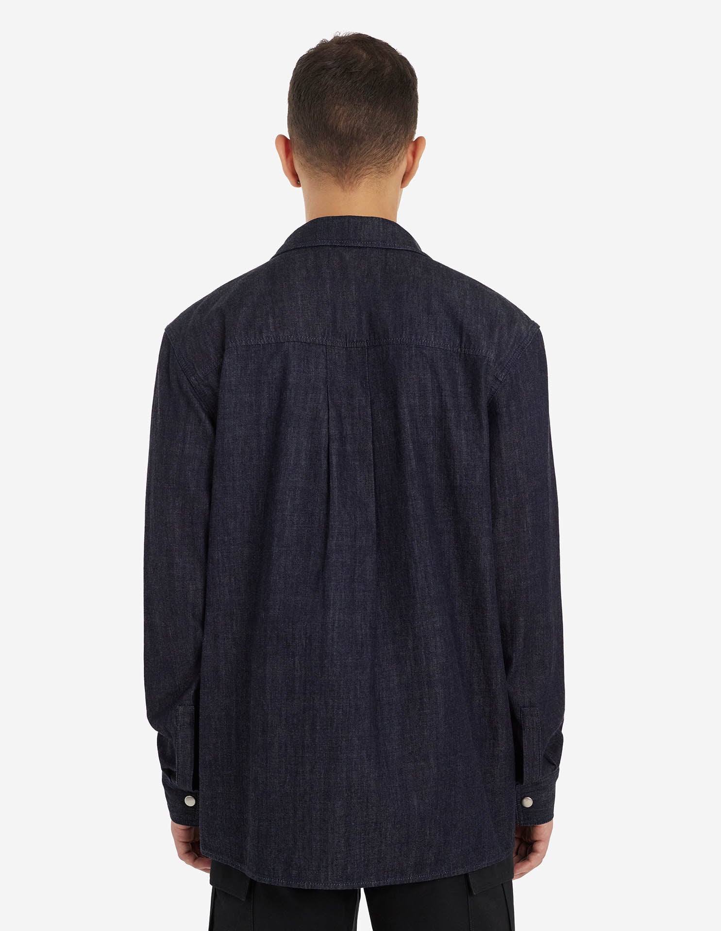Fox Café Denim Shirt - Indigo