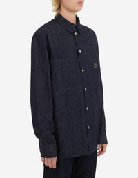 Fox Café Denim Shirt - Indigo