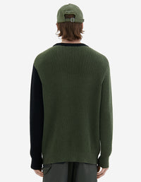 Pull à manches longues en laine - Black