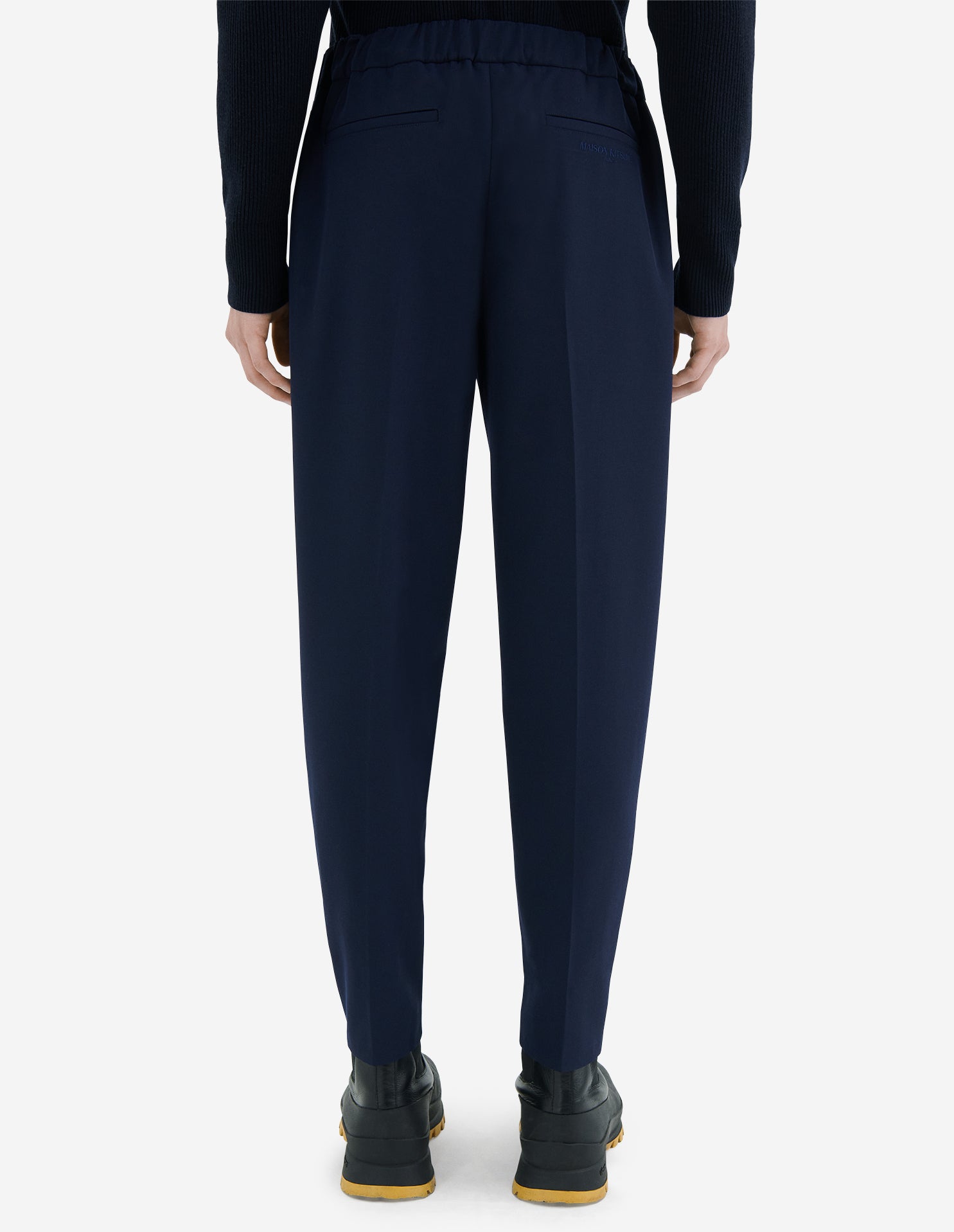 Pantalon décontracté en laine - Dark Navy