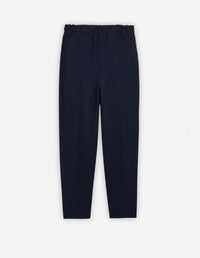 Pantalon décontracté en laine - Dark Navy