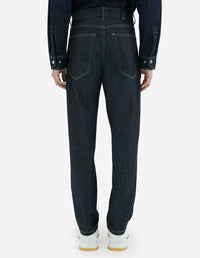 Wide-leg denim trousers - Indigo