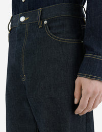 Wide-leg denim trousers - Indigo