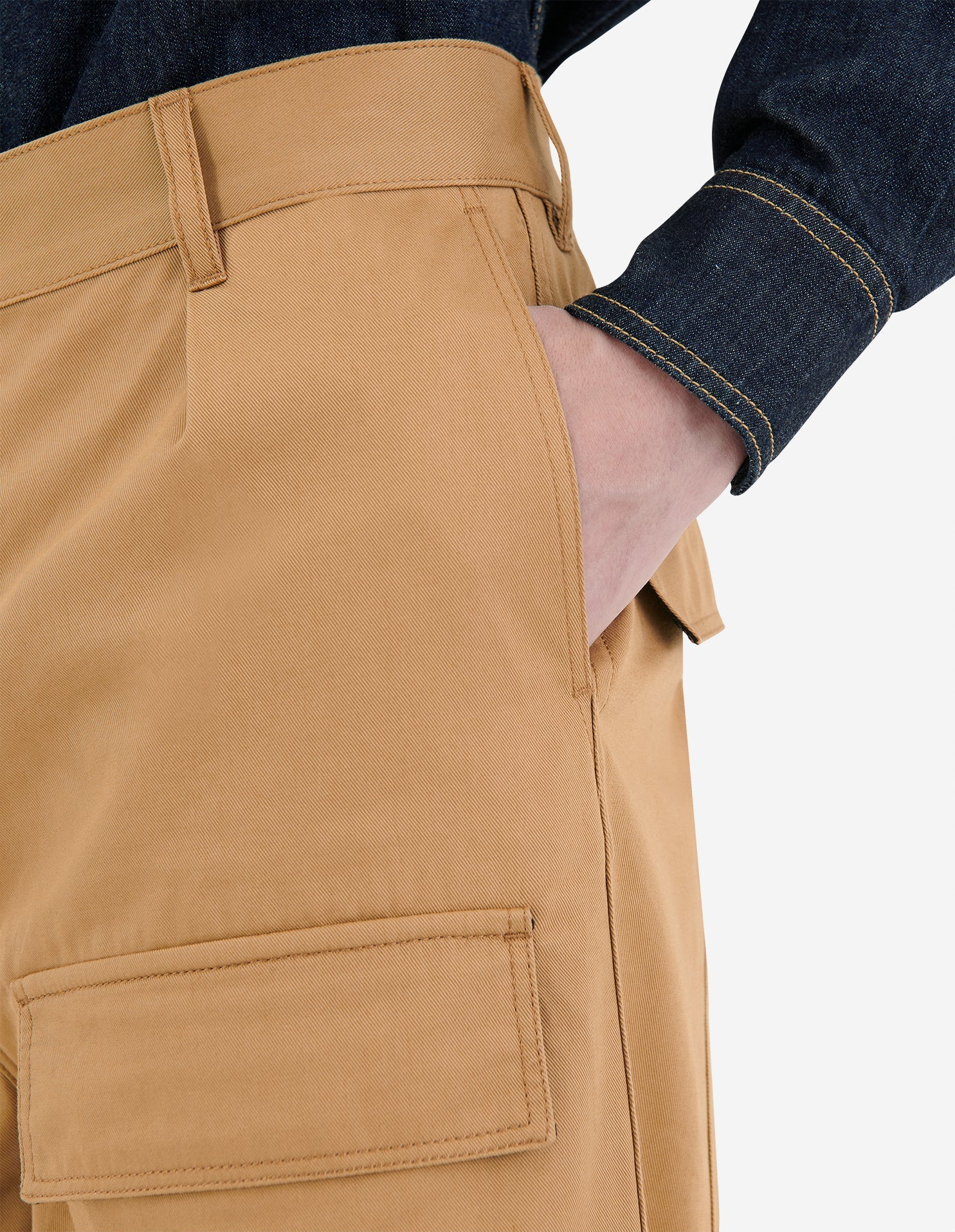 Pantalon cargo décontracté - Camel