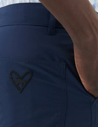Embroidered shorts - Dark Navy