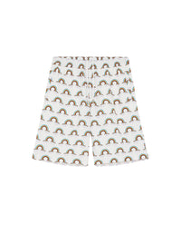 Short imprimé élastiqué à la taille - Multicolor