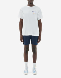 Short de bain brodé à l'arrière - Dark Navy