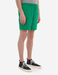 Short de bain avec écusson brodé à l'arrière - Grass Green