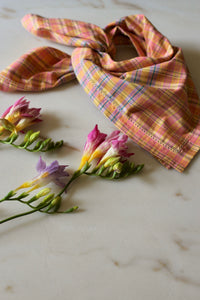 Foulard Bonjour - Rose