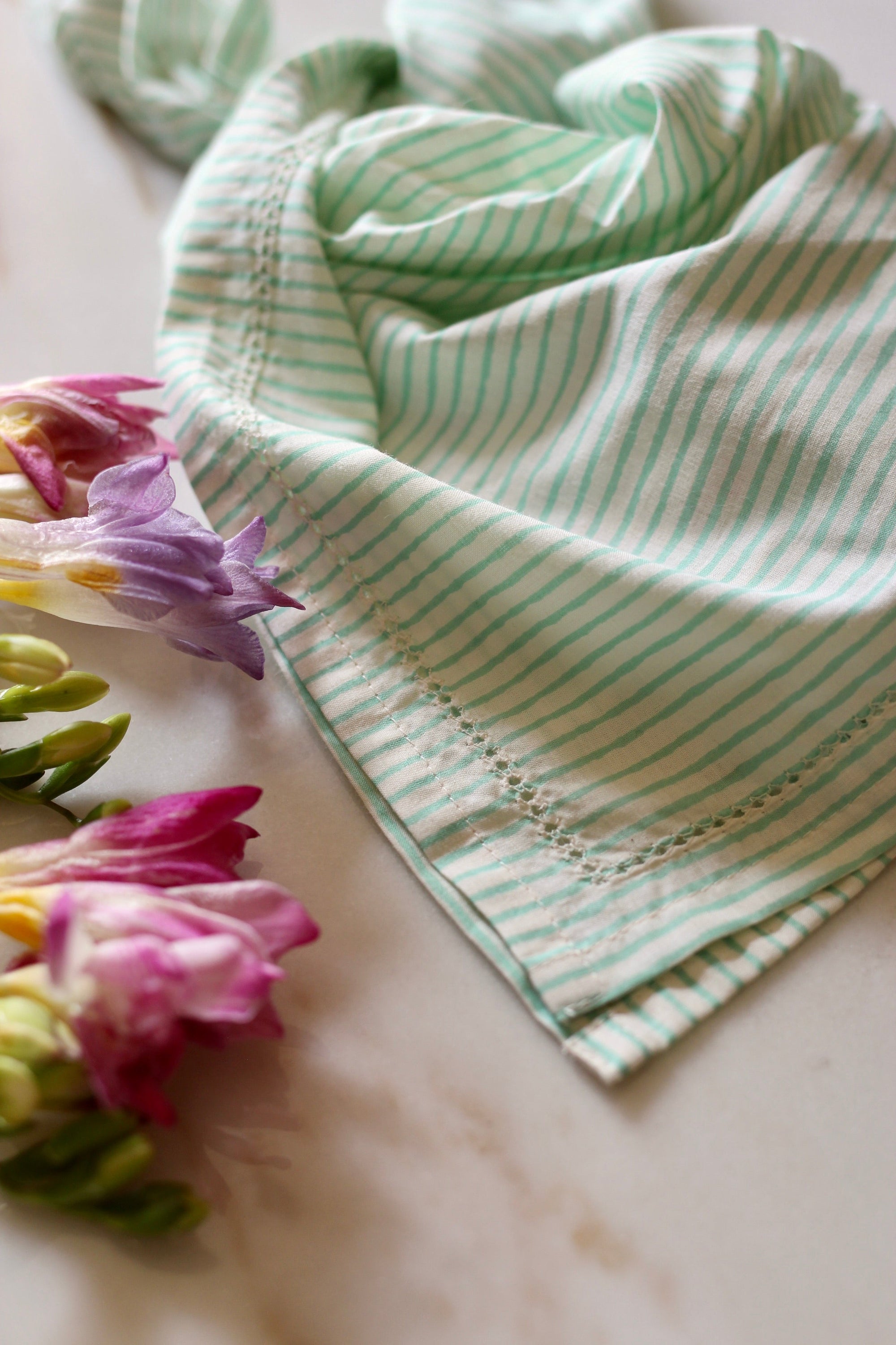 Foulard Bonjour - Rose