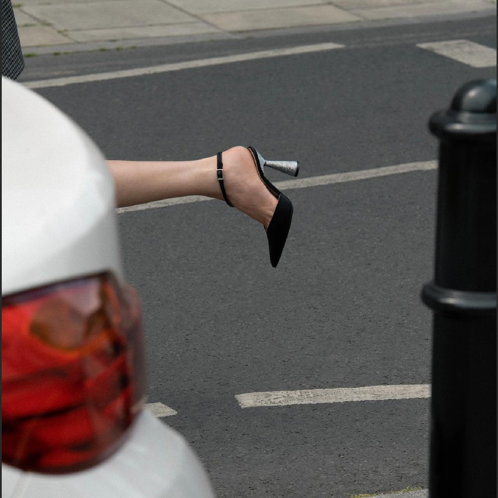 Slingback Arya 90 - Black