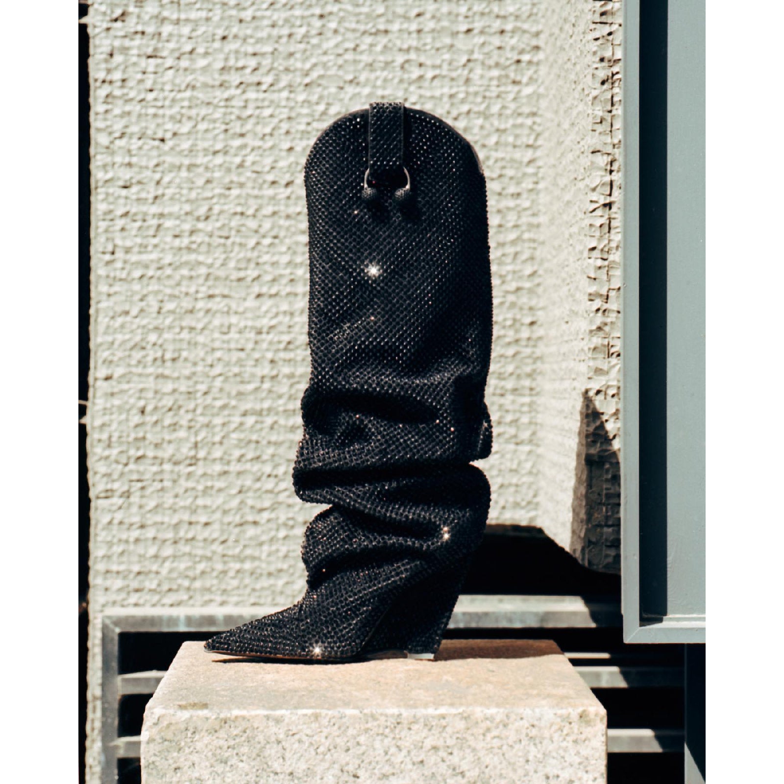 Arizona 100 leather boots - Black crystal