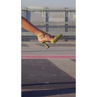 Saturn 90 Slingback - Green satin