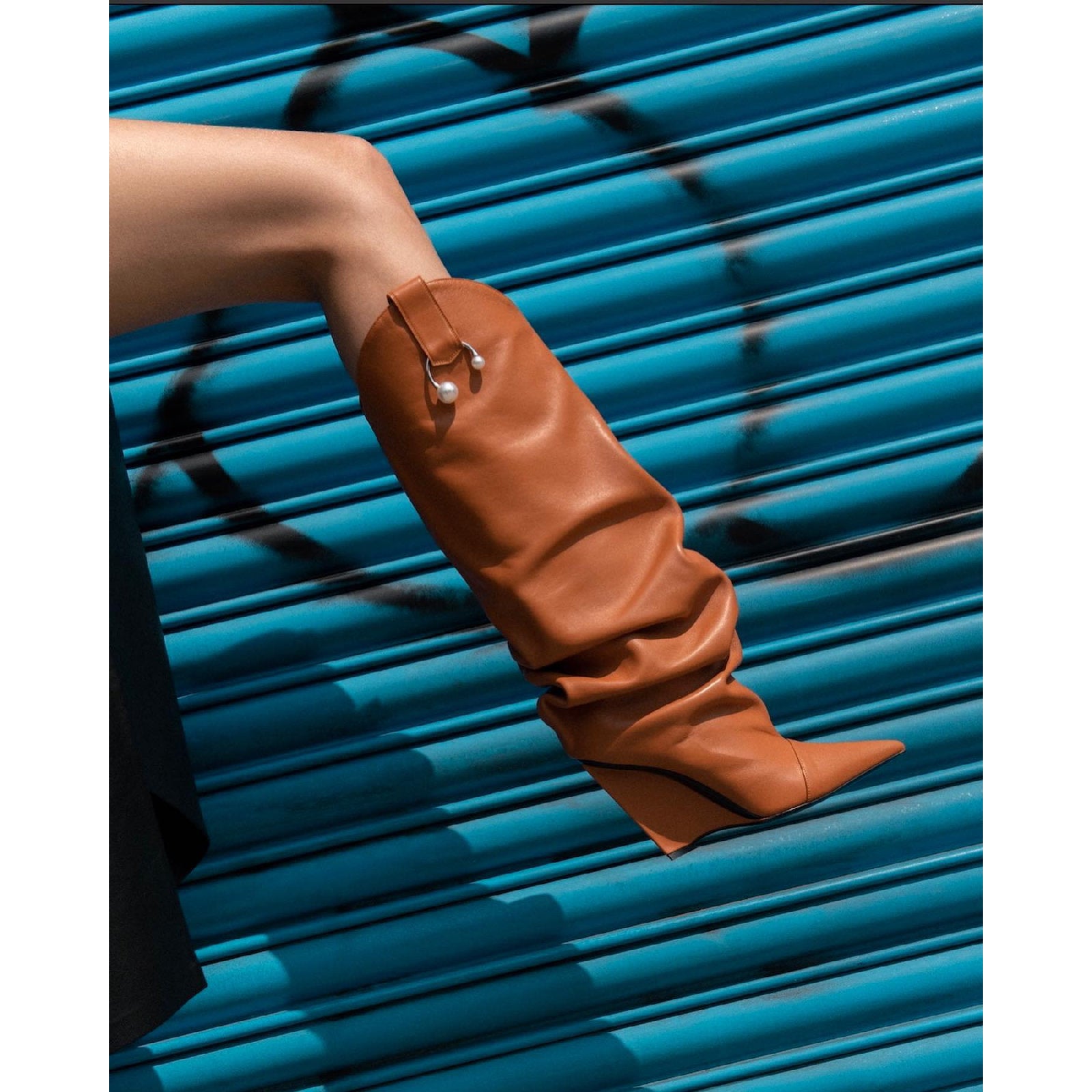 Arizona 100 leather boots - Fauve & Camel