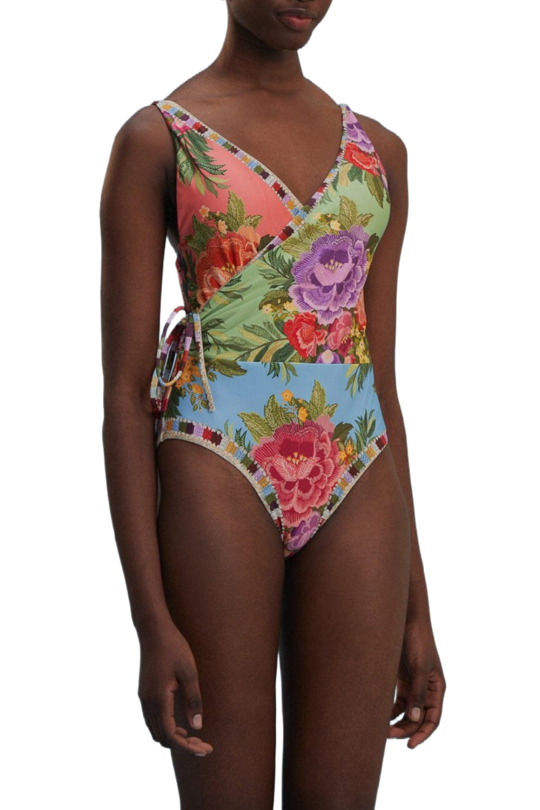 MEDIA OFF LINE_Maillot de bain une pièce à fleurs - Multicolore
