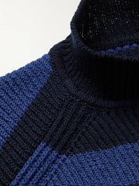 MULTI-BLUE LA MAILLE RAYURES