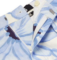 PRINT BLUE FLOWERS LE SHORT DE COSTUME