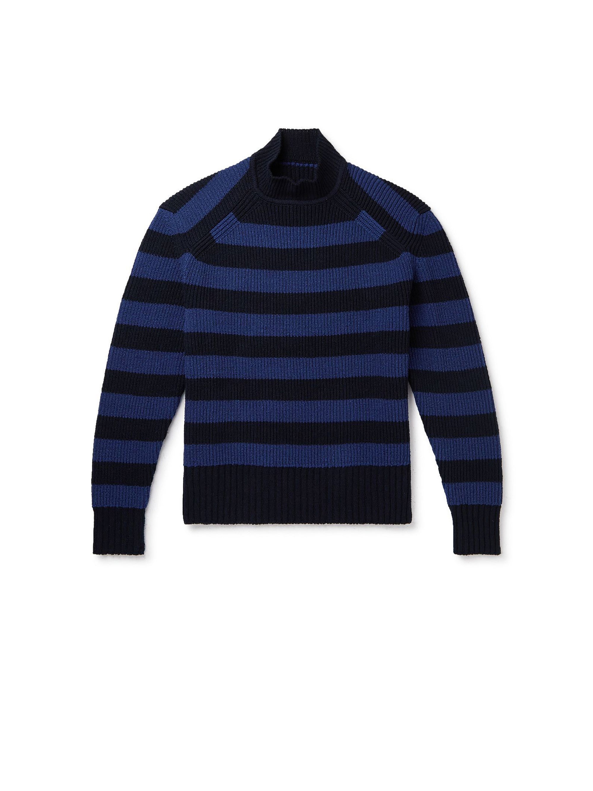Haut en maille Rayures - Multi-Blue