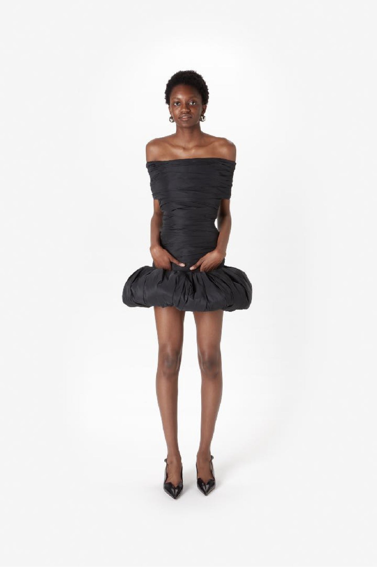 OFF-SHOULDER UFO DRESS