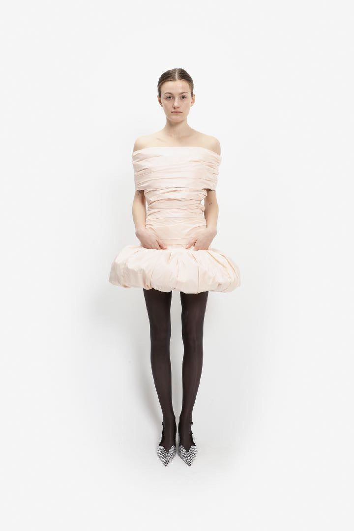 OFF-SHOULDER UFO DRESS