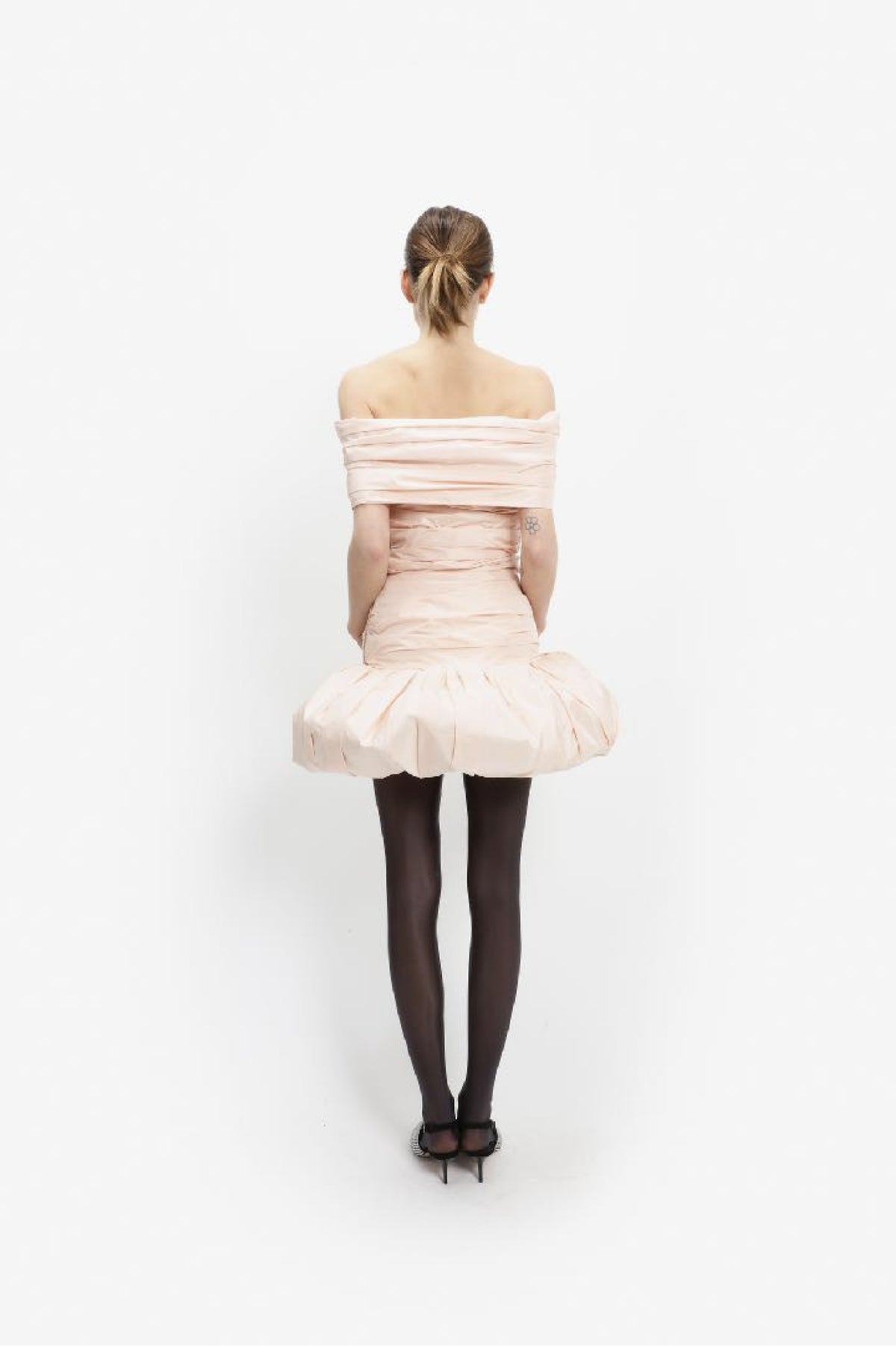 OFF-SHOULDER UFO DRESS