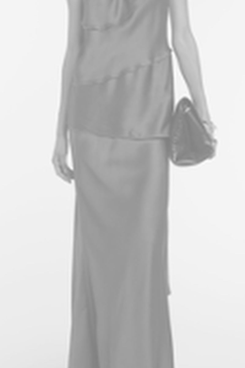 Bias Cut Cami Skirt - Ivory