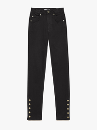 THE SNAPPED DENIM LEGGINGBLACK