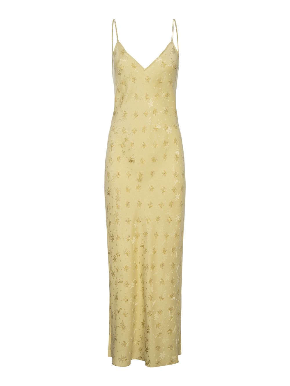 V-NECK CAMI DRESSGOLDEN FLORAL
