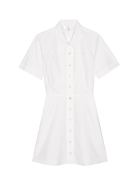 THE FLARE MINI DRESSWHITE