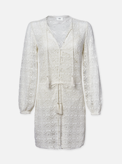 LACE TASSLE DRESSCREAM