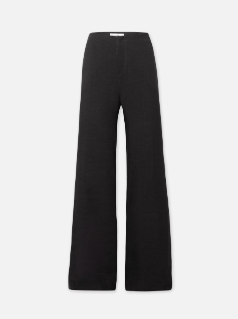 HIGH RISE WIDE LEG TROUSERBLACK