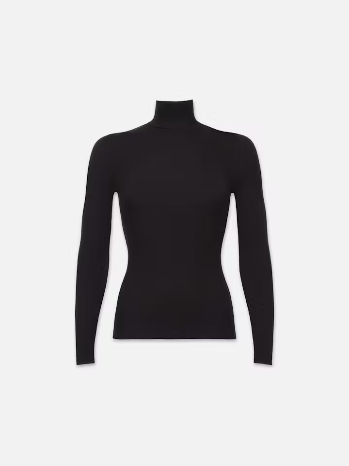 RIB TURTLENECKNOIR