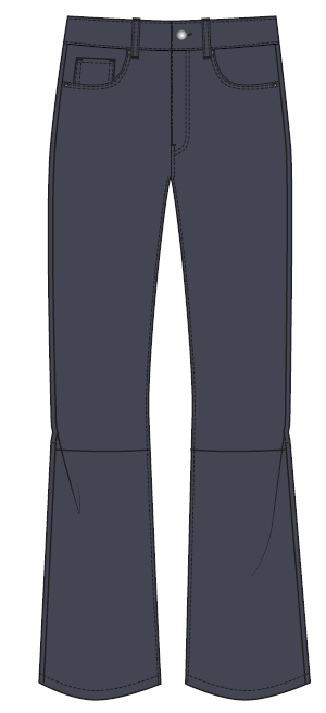 THE LEATHER REBOOT CROPDARK INDIGO