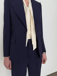 THE PEAK LAPEL BLAZERROYAL PURPLE