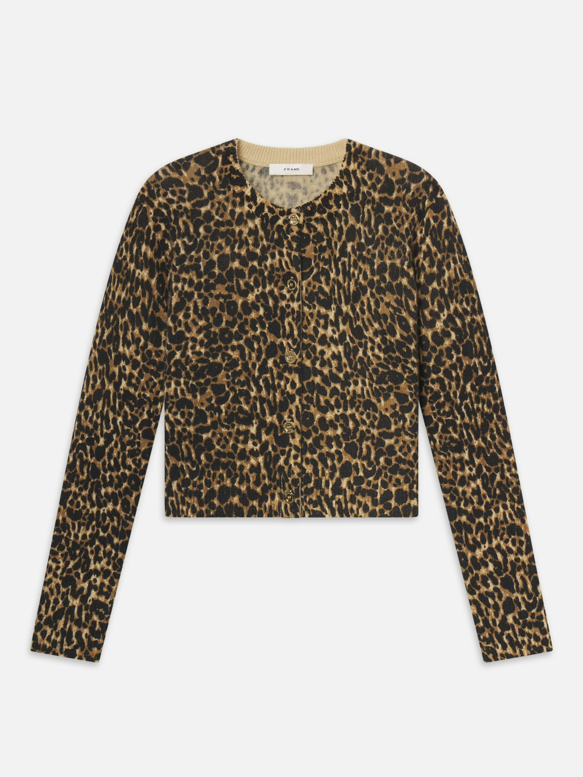 THE LEOPARD CASHMERE CARDISAND MULTI